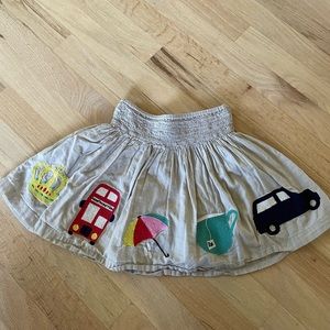 Mini Boden London skirt size 4-5, rare